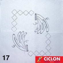 Cargar imagen en el visor de la galería, Tela para Bordar Blanca 45cm x 50cm