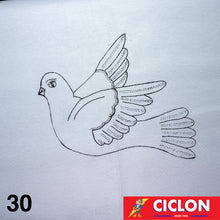 Cargar imagen en el visor de la galería, Tela para Bordar Blanca 60cm x 60cm