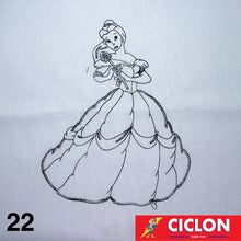 Cargar imagen en el visor de la galería, Tela para Bordar Blanca 60cm x 60cm