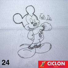 Cargar imagen en el visor de la galería, Tela para Bordar Blanca 60cm x 60cm