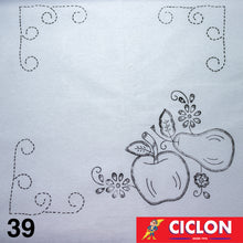 Cargar imagen en el visor de la galería, Tela para Bordar Blanca 60cm x 60cm