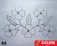 Cargar imagen en el visor de la galería, Tela para Bordar Blanca 60cm x 60cm