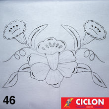 Cargar imagen en el visor de la galería, Tela para Bordar Blanca 60cm x 60cm