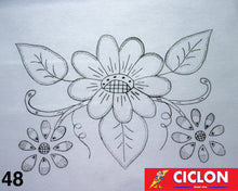 Cargar imagen en el visor de la galería, Tela para Bordar Blanca 60cm x 60cm