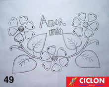 Cargar imagen en el visor de la galería, Tela para Bordar Blanca 60cm x 60cm