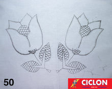 Cargar imagen en el visor de la galería, Tela para Bordar Blanca 60cm x 60cm