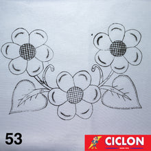 Cargar imagen en el visor de la galería, Tela para Bordar Blanca 60cm x 60cm