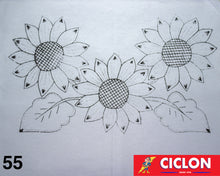 Cargar imagen en el visor de la galería, Tela para Bordar Blanca 60cm x 60cm