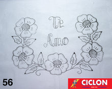 Cargar imagen en el visor de la galería, Tela para Bordar Blanca 60cm x 60cm