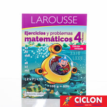 Cargar imagen en el visor de la galería, Libro de Ejercicios y problemas Matematicos Primaria Larousse