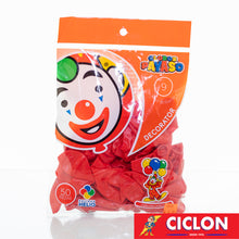Cargar imagen en el visor de la galería, Globos Payaso de Latex #9 bolsa con 50 piezas