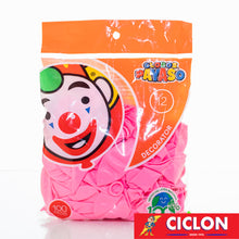 Cargar imagen en el visor de la galería, Globos Payaso de Latex #12 bolsa con 100 piezas