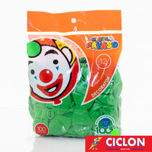 Cargar imagen en el visor de la galería, Globos Payaso de Latex #12 bolsa con 100 piezas