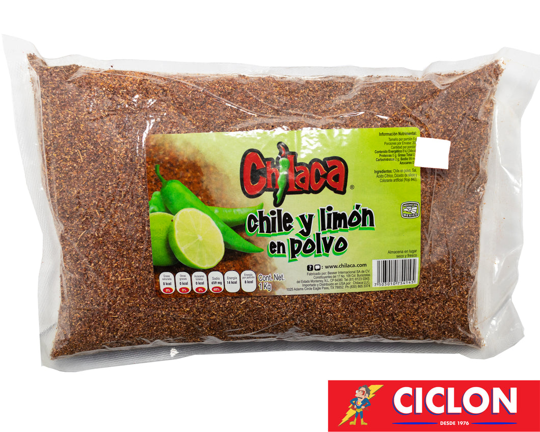Chile y Limon en Polvo Chilaca 1kg