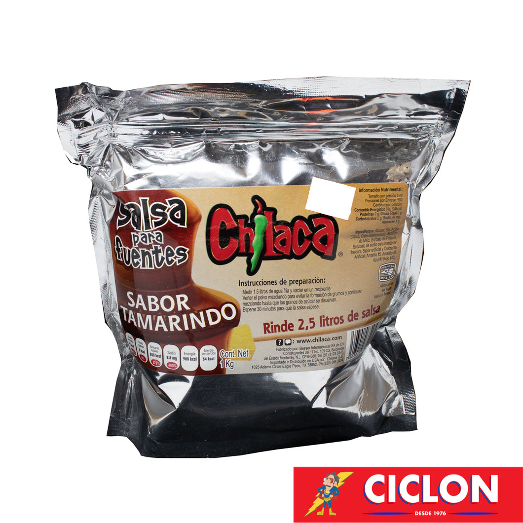 Salsa para Fuentes Chilaca 1kg Rinde 2.5 Litros