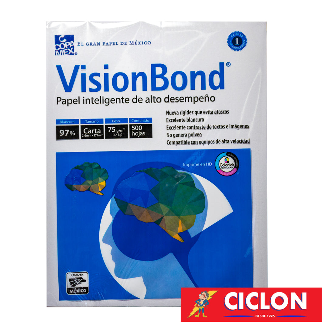 Vision Bond Resma de Papel Tamaño Carta