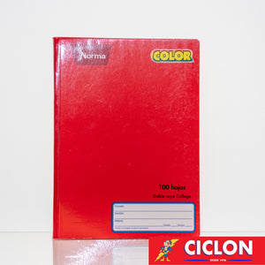 Cuaderno College Cosido Doble Raya Norma color