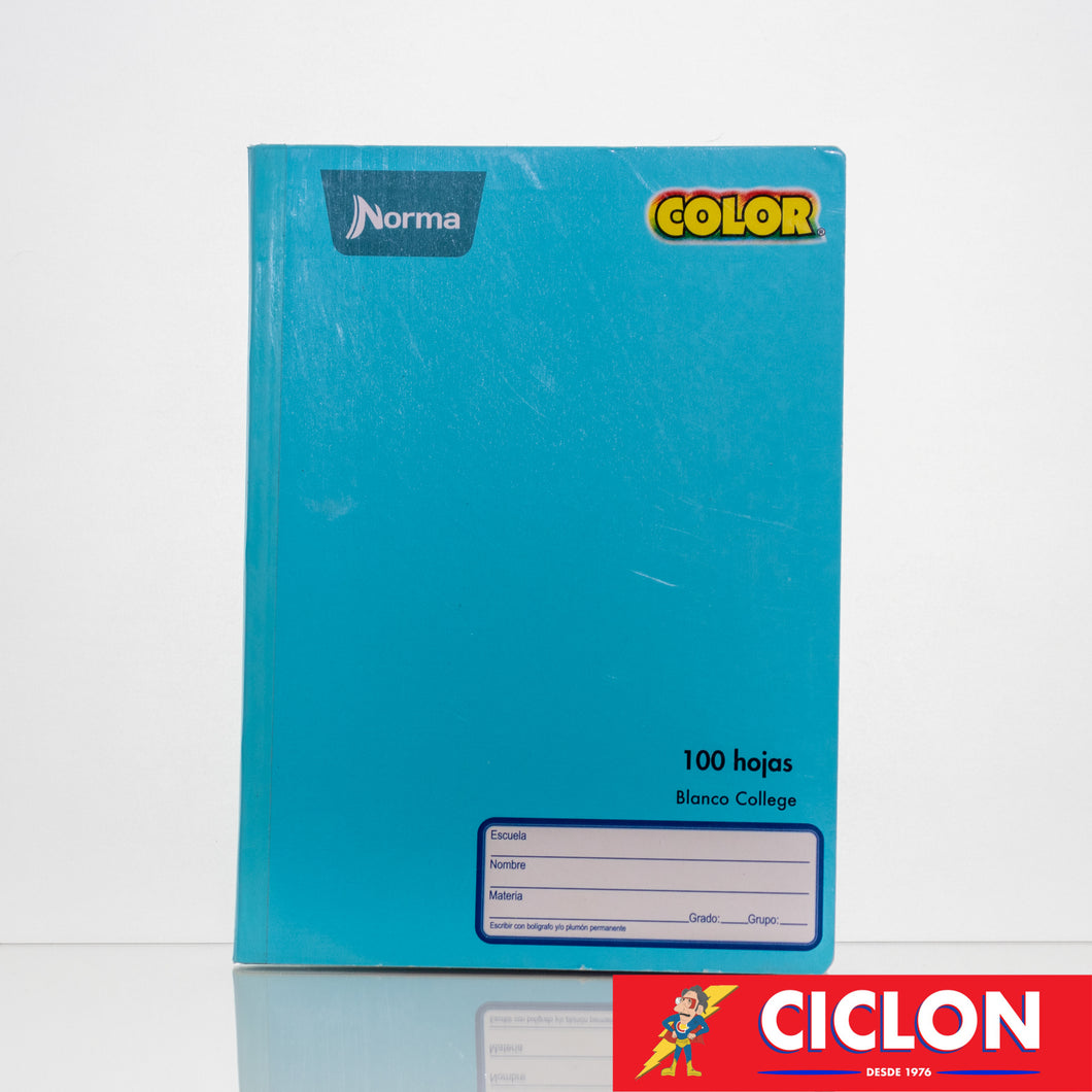 Cuaderno College Cosido Blanco Norma color