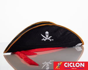 Sombrero Pirata Tela Adulto